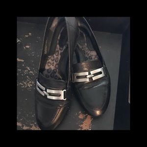 Born Black Flats with Buckle